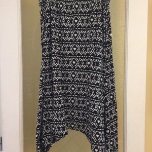 Skirt black & white